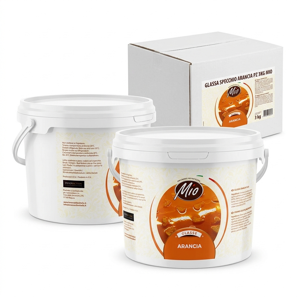 Glassa a Specchio Arancia 3 kg — Mio