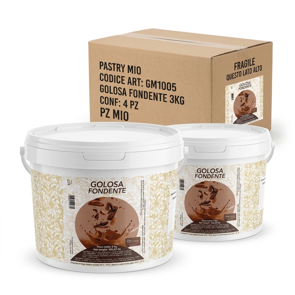 Golosa Fondente Crema al Cacao Secchiello 3 kg — Mio