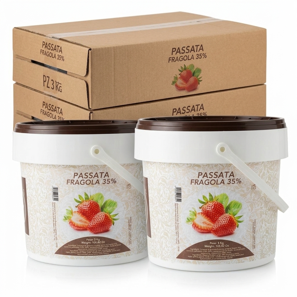 Passata di Fragola 35% 3 kg (Eimer) — Mio