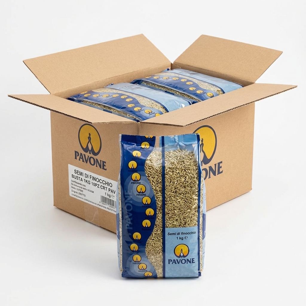 Graines de Fenouil Sachet 1 kg (Carton 10 Pcs) — Pavone