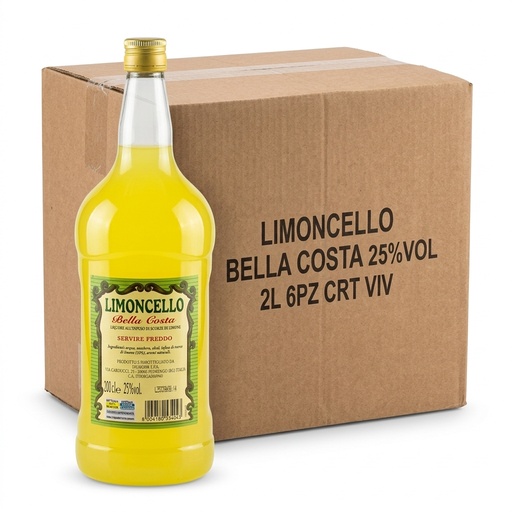 Limoncello Bella Costa 2 L 25% vol (Karton 6)