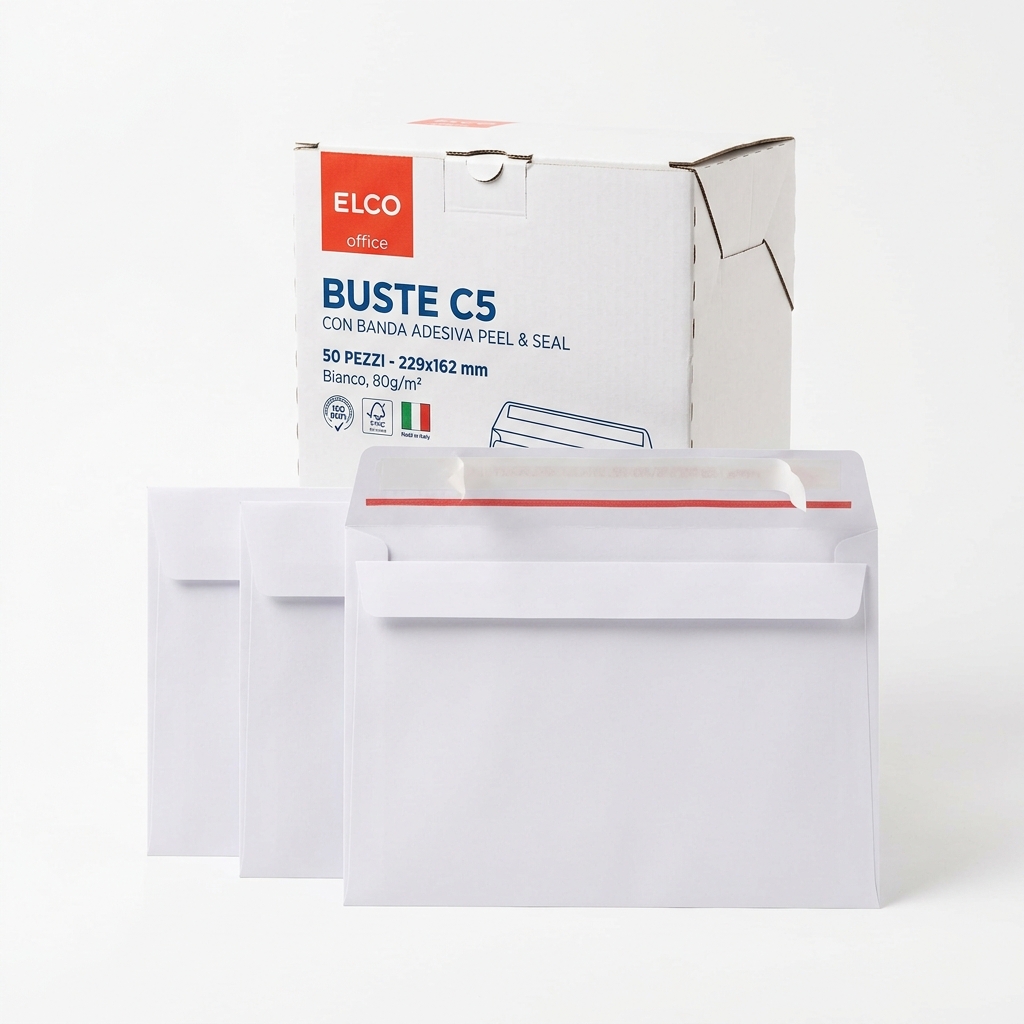 ENVELOPPE C5 BLANCHE 50PCS CONF AL
