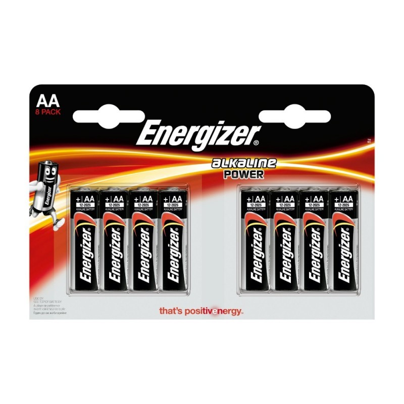 Batterie Energizer AA LR6 1x8pz case AL