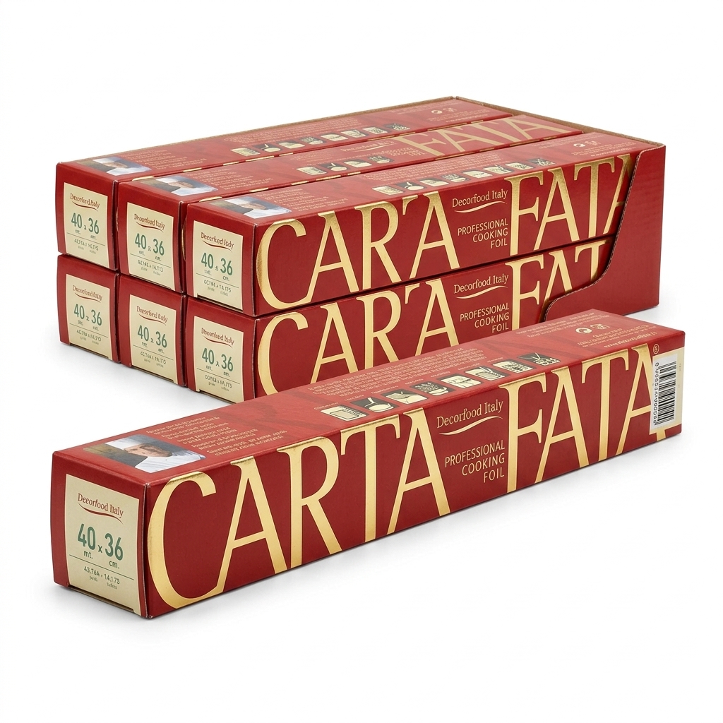 Carta Fata Film Cottura per Cartoccio Trasparente - Rotolo 40 m x 36 cm