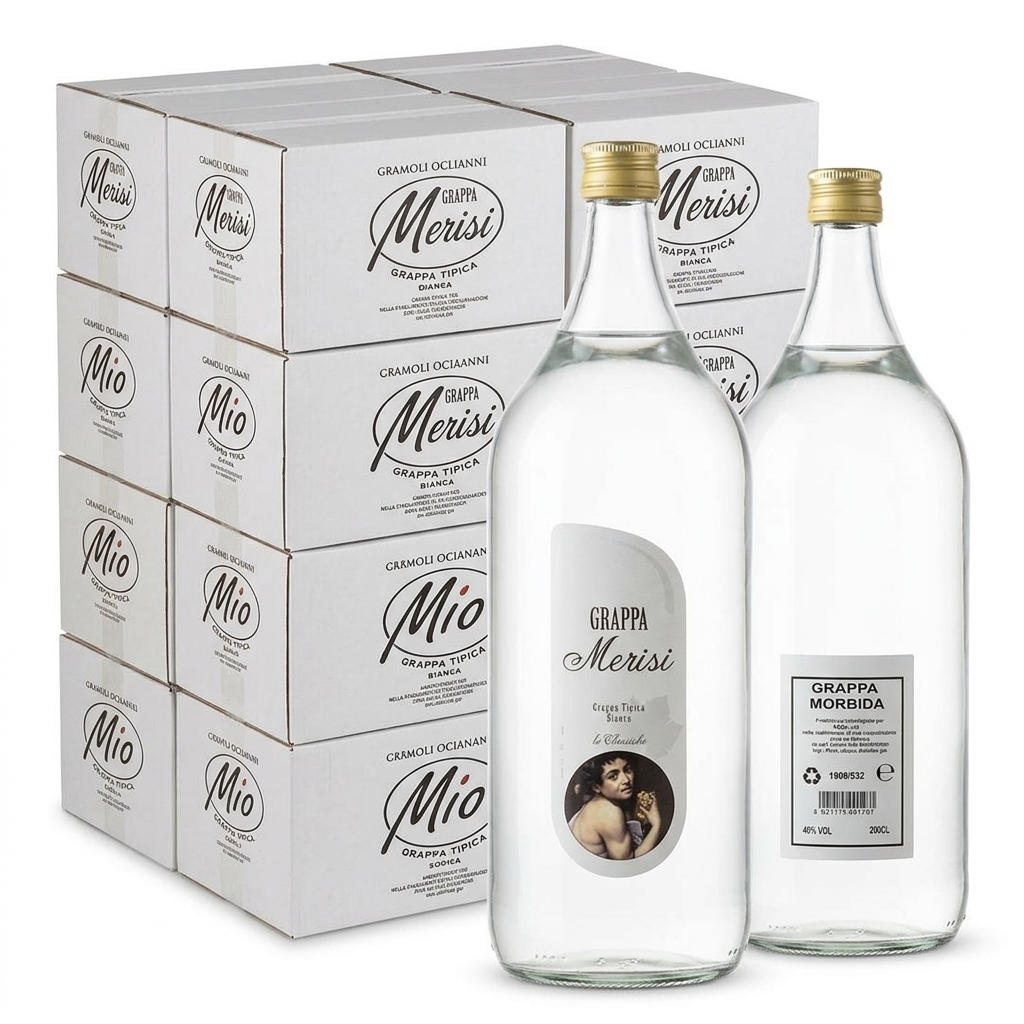 Grappa Bianca Morbida 2 L 40% vol — Merisi