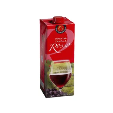 VINO ROSSO BRIK 1L 3PZ CRT POL