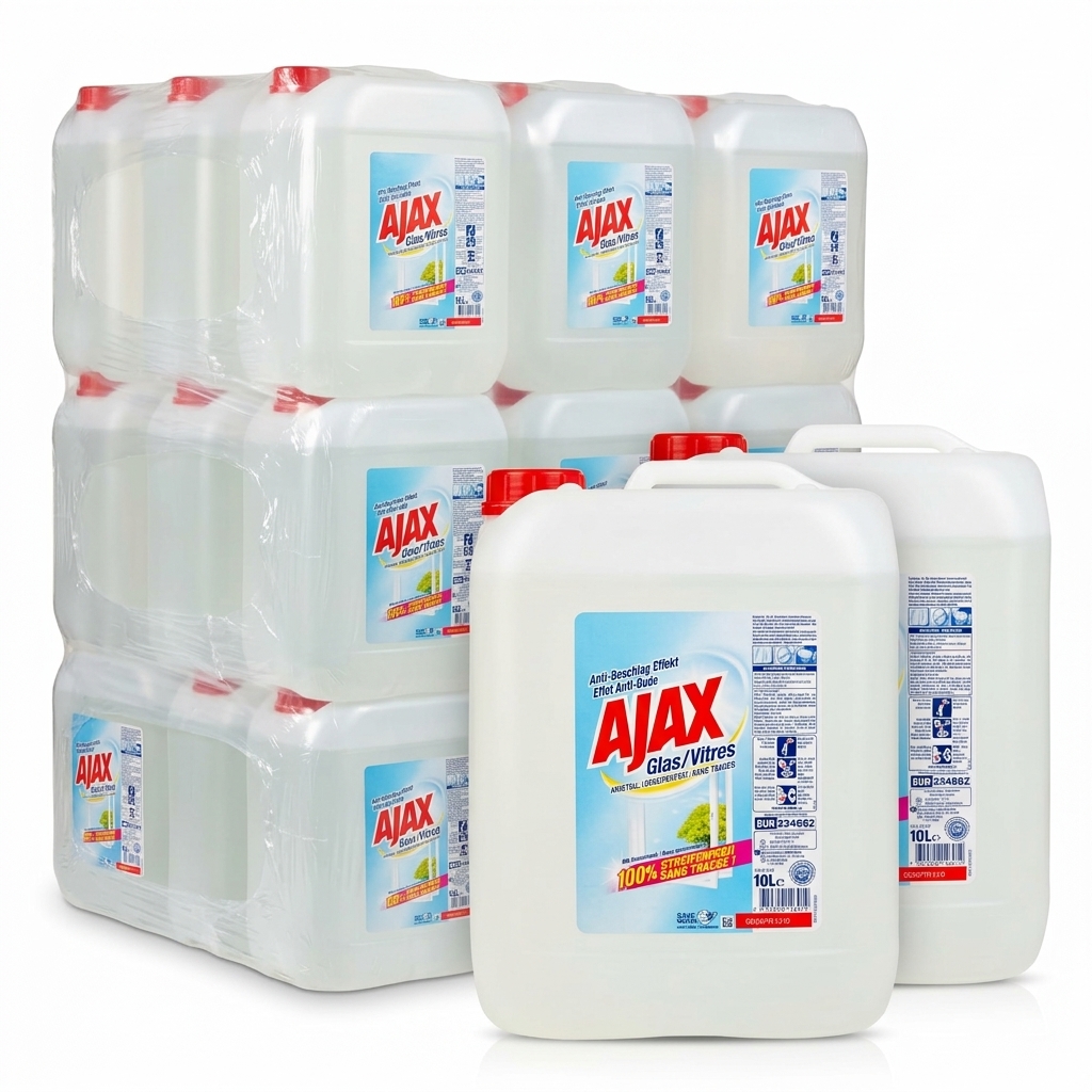 GLASS CLEANER AJAX STREAK-FREE PCS 10L AL