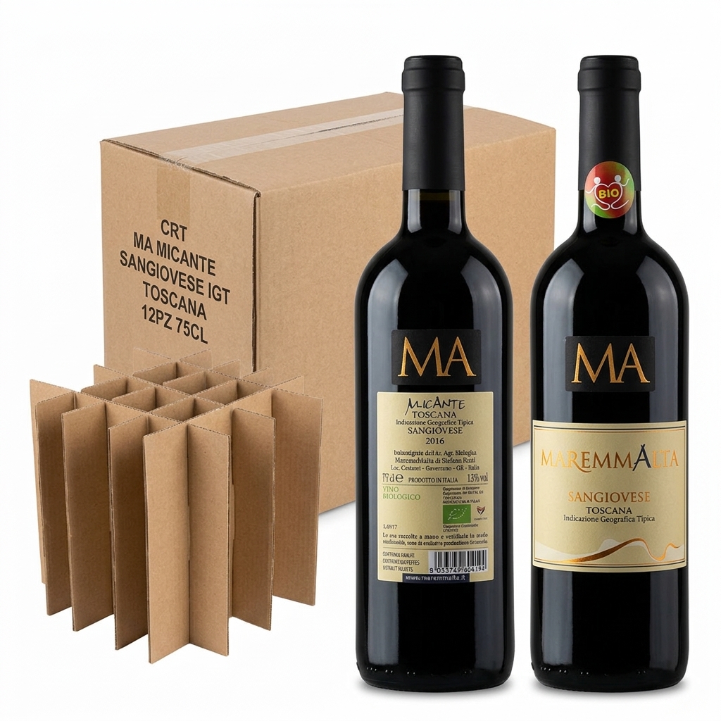 Micante Sangiovese IGT Toscana Organic 0.75 L (Case of 12) — MaremmAlta