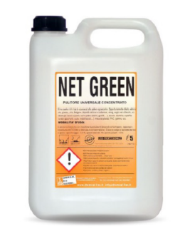 DETERSIVO PAVIMENTI UNIVERS NET GREEN TANICA 5L 4PZ CRT MUS