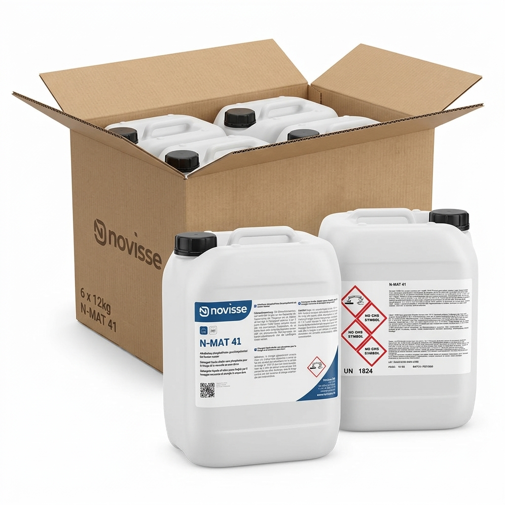 DETERGENTE LAVASTOVIGLIE ALCALINO 12KG N-MAT 41 PZ NOV