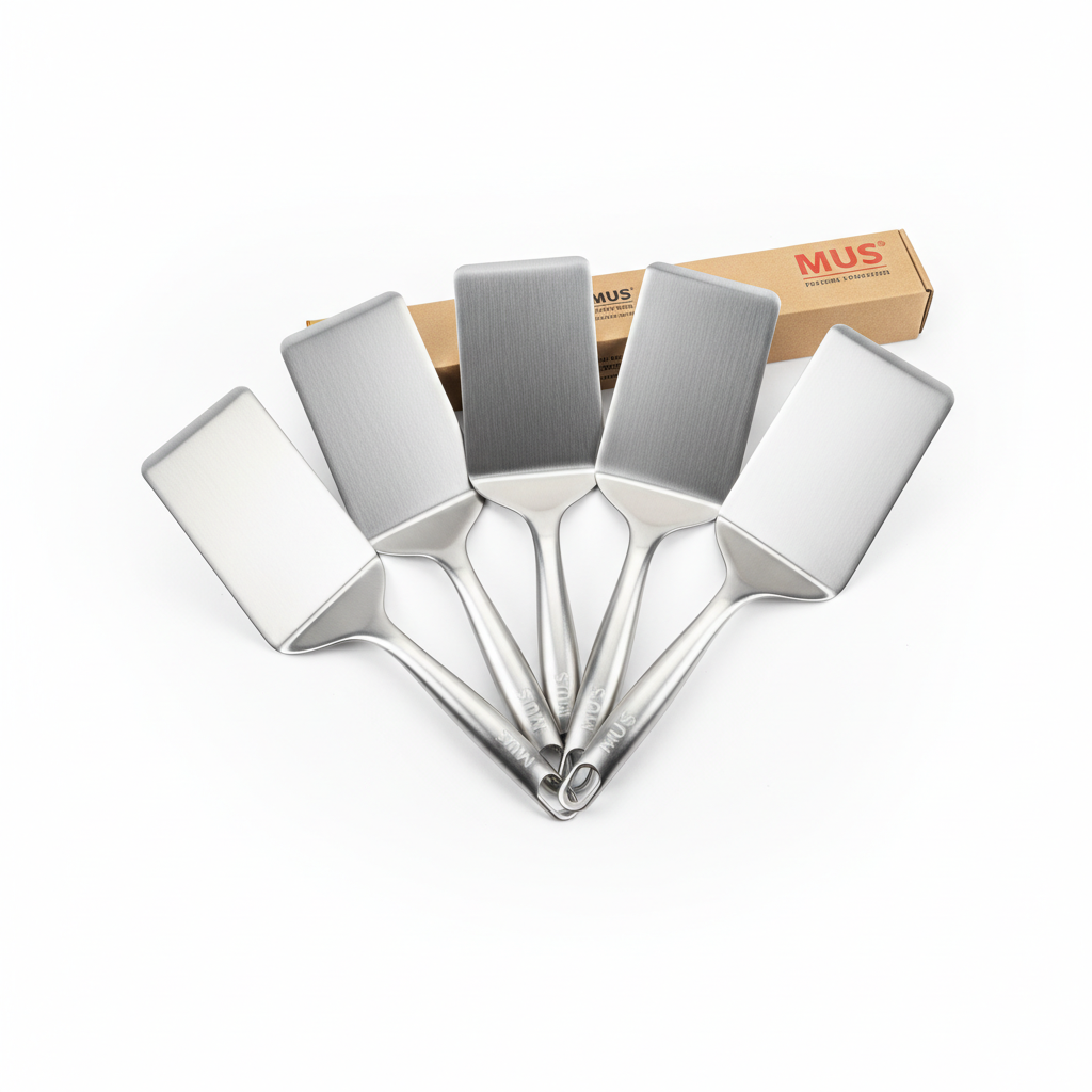 Spatola Per Pizza Acciaio Inox 12cm pkg 6pz Mus