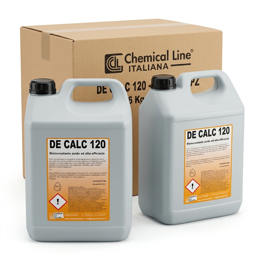 DE CALC 120 Hochwirksamer Säure-Entkalker 6 kg — Chemical Line