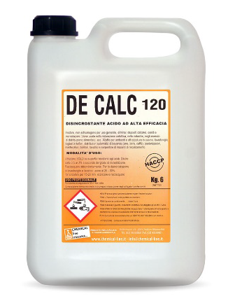De Calc DISCROSTANTE ACIDO AD ALTA EFFICACIA 6 KG 4PZ CRT MUS