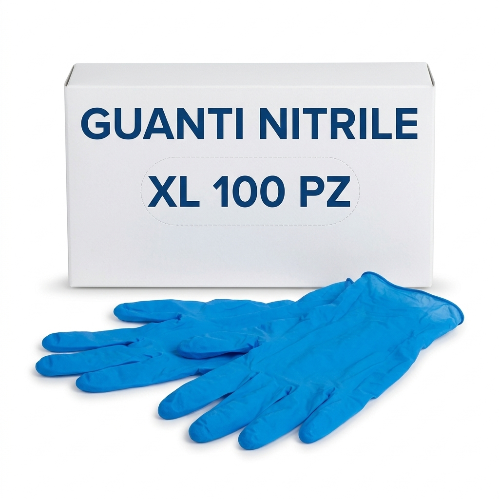 Guanti Usa e Getta Nitirl XL 100pz pack 10 pack carton MUS