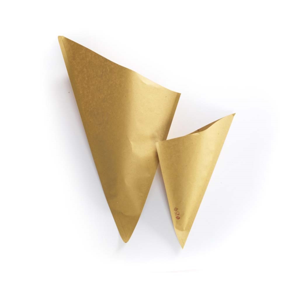 CONI PER FRITTO PAGLIA ALIMENTARE POLITENATA 22X22 250PZ CONF MUS