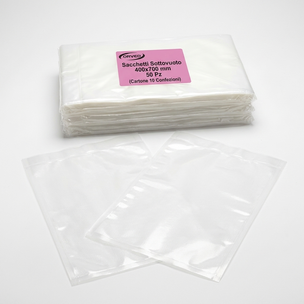 Sacs Sous Vide 400x700 mm 50 Pcs (Carton de 10 Paquets)