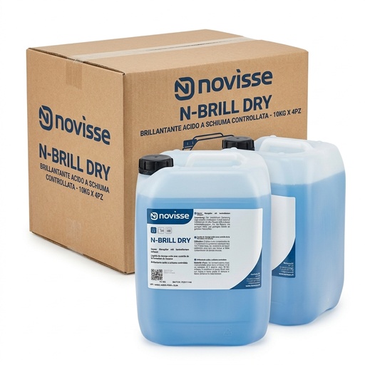 Liquide de Rinçage pour Lave-Vaisselle N-Brill Dry Bidon 10 kg 4 Pcs — Musati