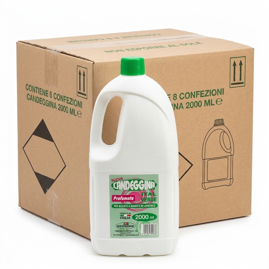 Eau de Javel Parfumée 2 L - Carton 8 Pièces