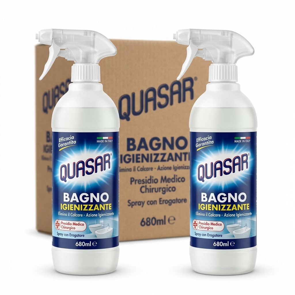 DETERSIVO QUASAR BAGNO IGIENIZZANTE SPRAY 680ML PZ QUA