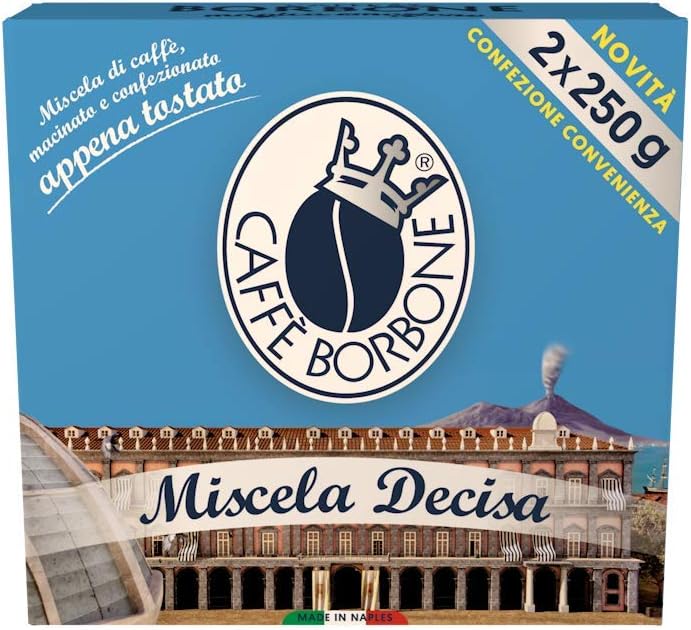 CAFFE BORBONE MACINATO MISCELA DECISA 2X250G CONF 8CONF CRT BOR