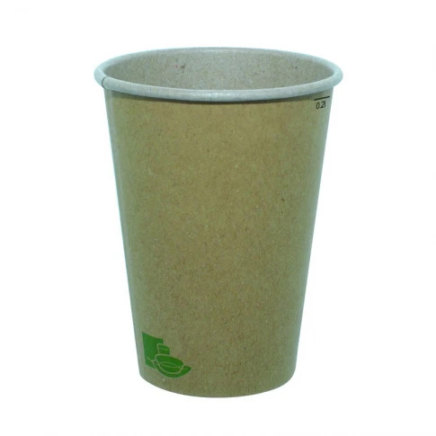 BICCHIERE IN CARTONE KRAFT CHIARO ZEN 270 ML 50PZ CONF 20 CONF CRT FIRST