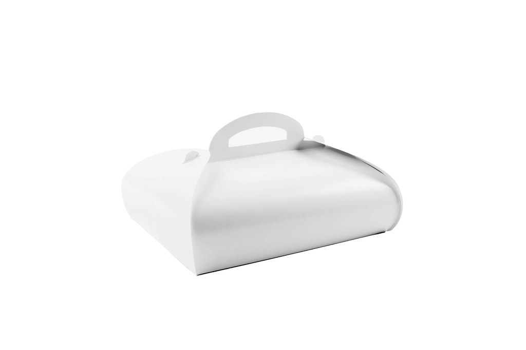 Scatola Porta Torta 29x29x7h Verniciata Bianca 50 stk krt Car