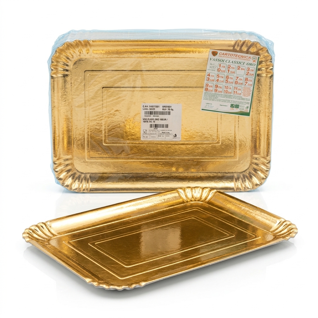Tablett Class Oro 37x51 cm (10 EUR / 10 ITA) (10 kg) — BP Cartotecnica