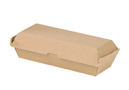 Contenitore Hot Dog Cartone 255x108x67 50pz pkg 4 pkg Karton First