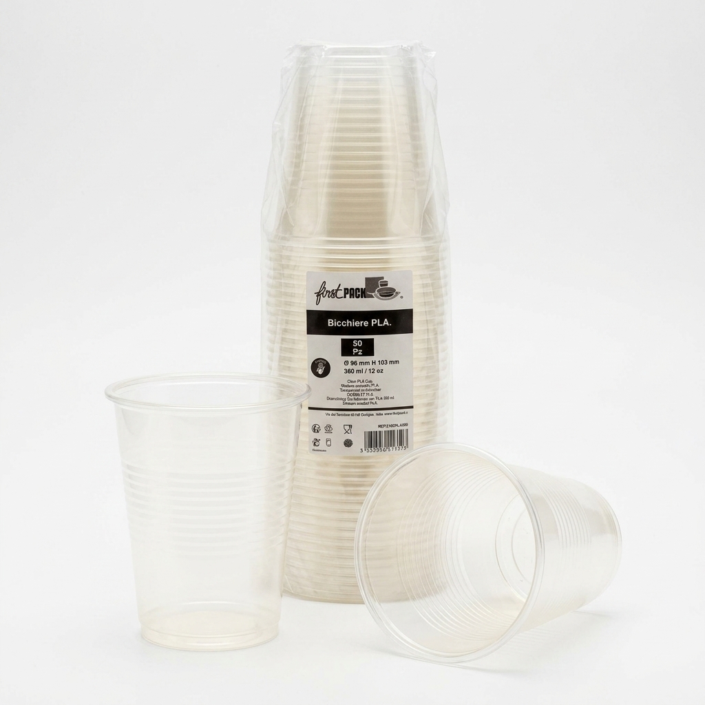 Biodegradable PLA Cup 360 ml 50 Pcs — First