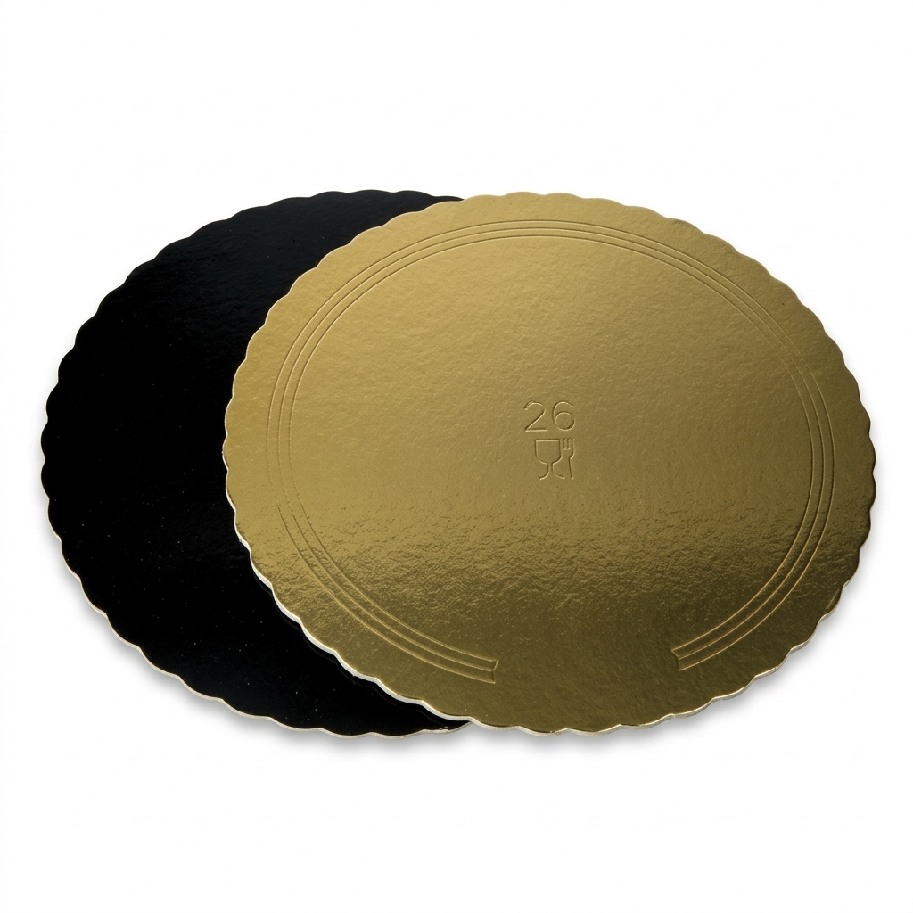 Disco Torta Oro Nero Royal 26cm 10kg case TI