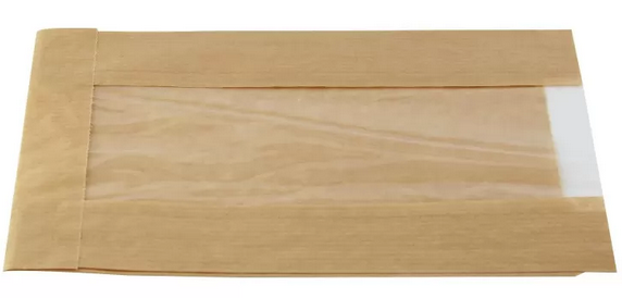 SACCHETTO PER PANE KRAFT CON DECORO BIANCO 210SPAINK255 240x80 h110 1000PZ CRT FIRST