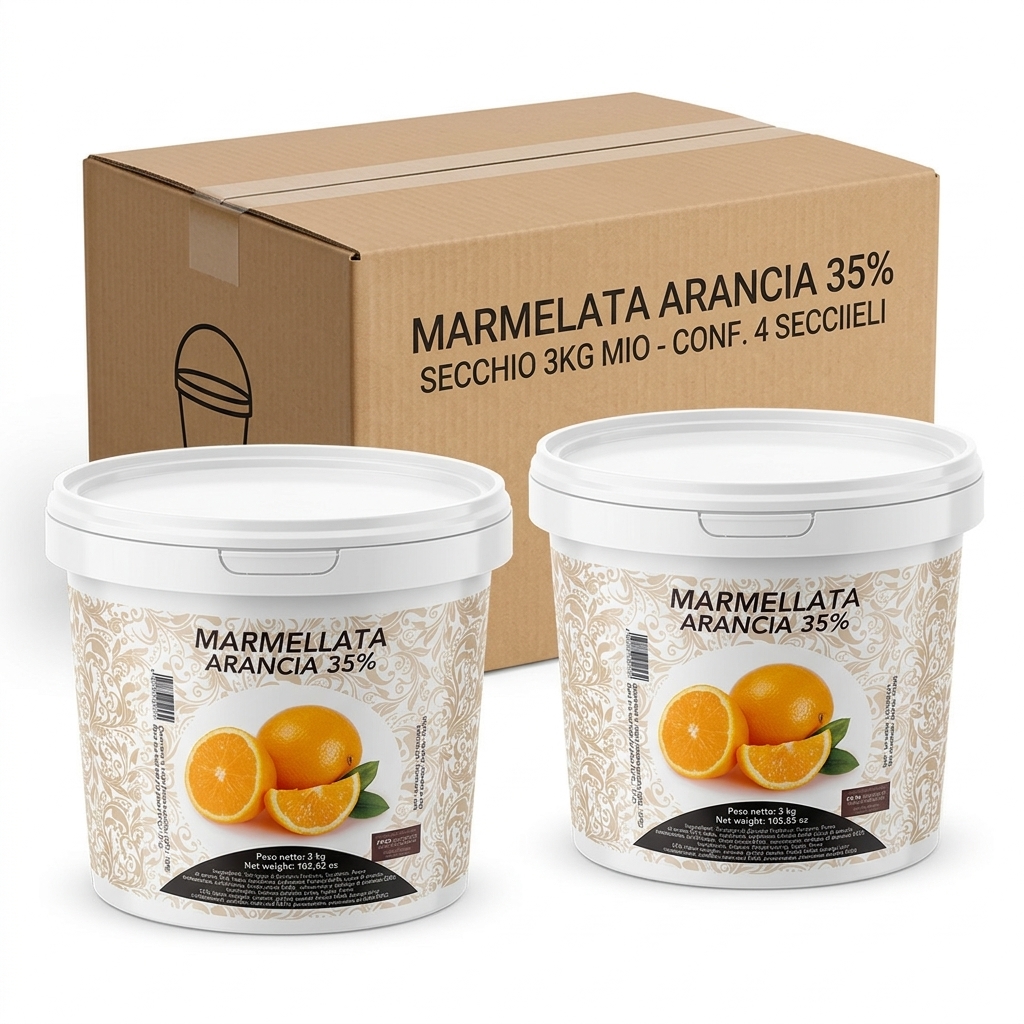 Passata di Arancia 35% Secchio 3 kg — MIO