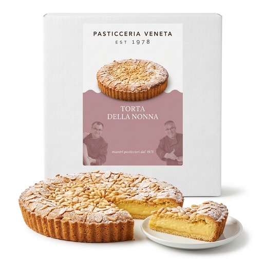 Torta della Nonna Prédécoupée 1,4 kg, 16 parts POL