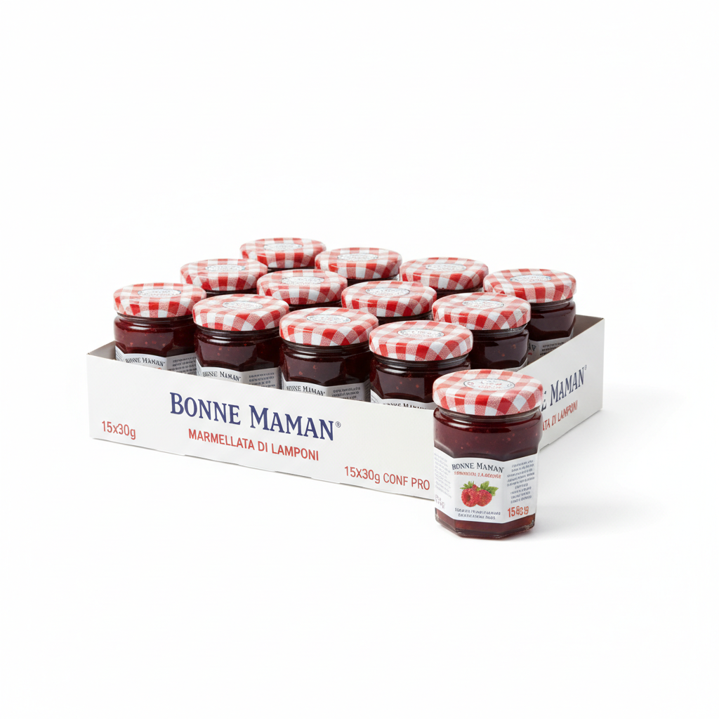 MARMELLATA DI LAMPONI BONNE MAMAN 15X30G CONF PRO
