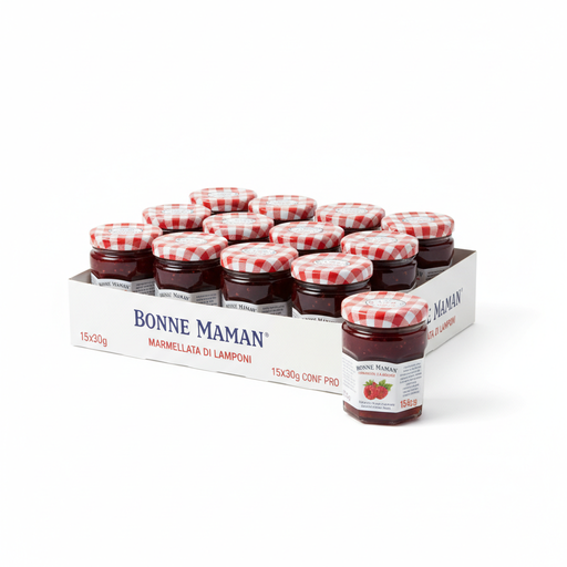 Marmellata di Lamponi Bonne Maman 15x30g pack PRO