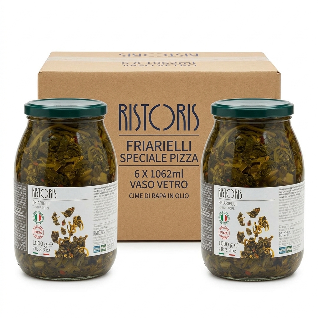 Friarielli Speciale Pizza Glass Jar 1062 ml (Case of 6) — Ristoris