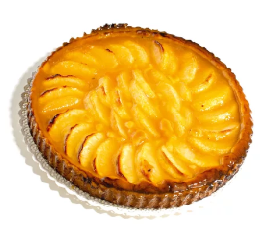 Runde vorgeschnittene Apfeltorte 16 Stück 1,4 kg POL