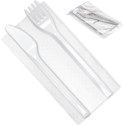 SET POSATE PLASTICA PIU TOVAGL 50PZ CONF AL