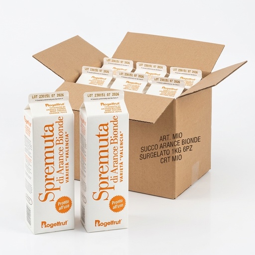 Blondorangensaft, tiefgekühlt 1 kg (Packung 6 kg)