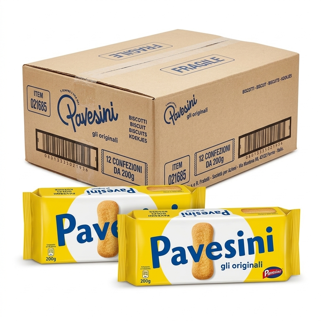 Pavesini Gli Originali 200 g (Karton 12) — Pavesi