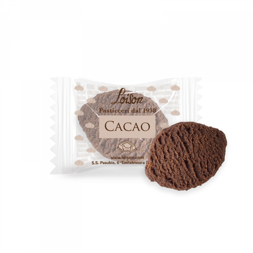 BISCOTTI MONOPORZIONI AL CACAO LOISON 200PZ 1250G CRT LOI