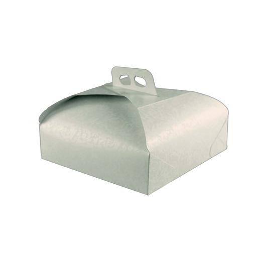 White Damask Cake Box 29 × 29 × 7 cm (Case 100 pcs) CART