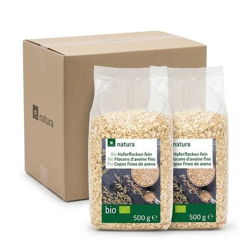 Fine Bio Oat Flakes Haferflocken 500g pcs PRO
