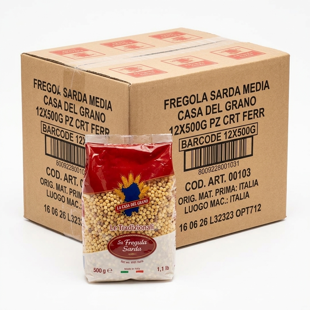 Fregola Sarda Moyenne Sachet 500 g — Casa del Grano