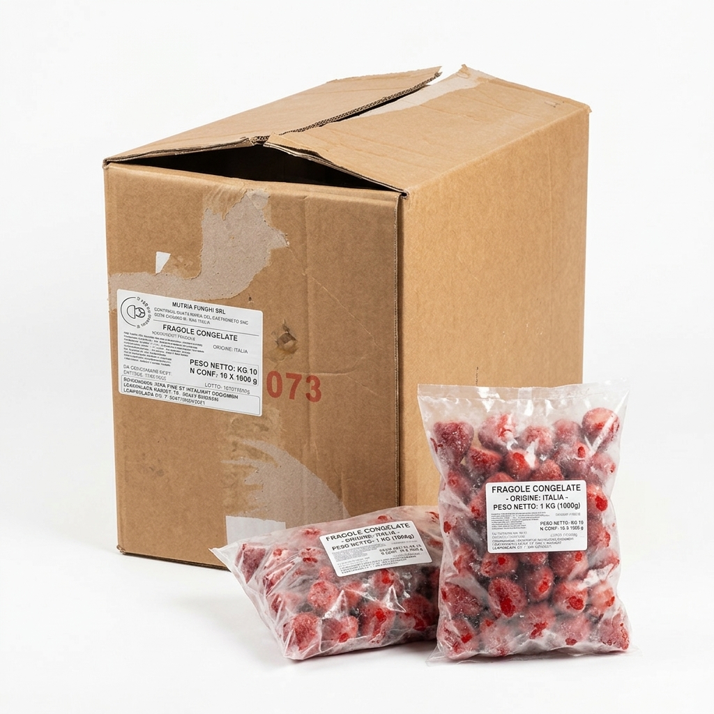 Fraises Surgelées IQF 10x1 kg (Carton)