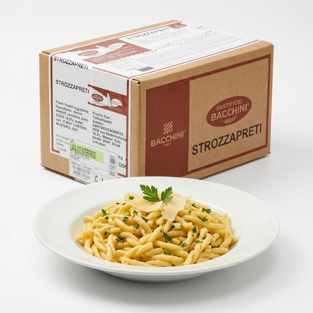 Strozzapreti Frozen Fresh Egg Pasta 3 kg