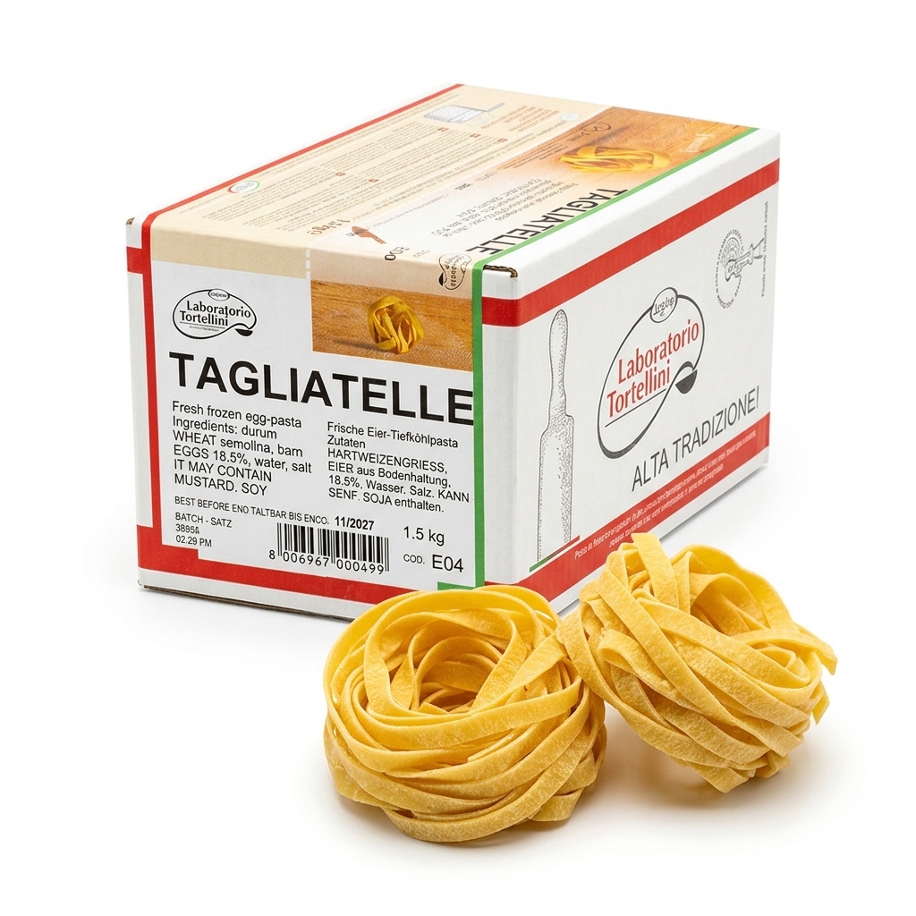 Frozen Egg Tagliatelle 1.5 kg — Laboratorio Tortellini