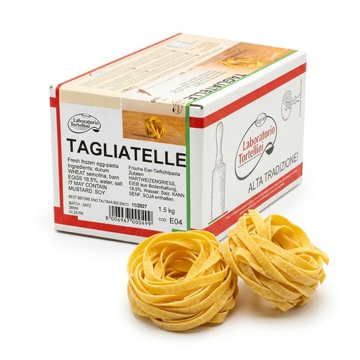 Tagliatelle aux Œufs Surgelées 1,5 kg — Laboratorio Tortellini