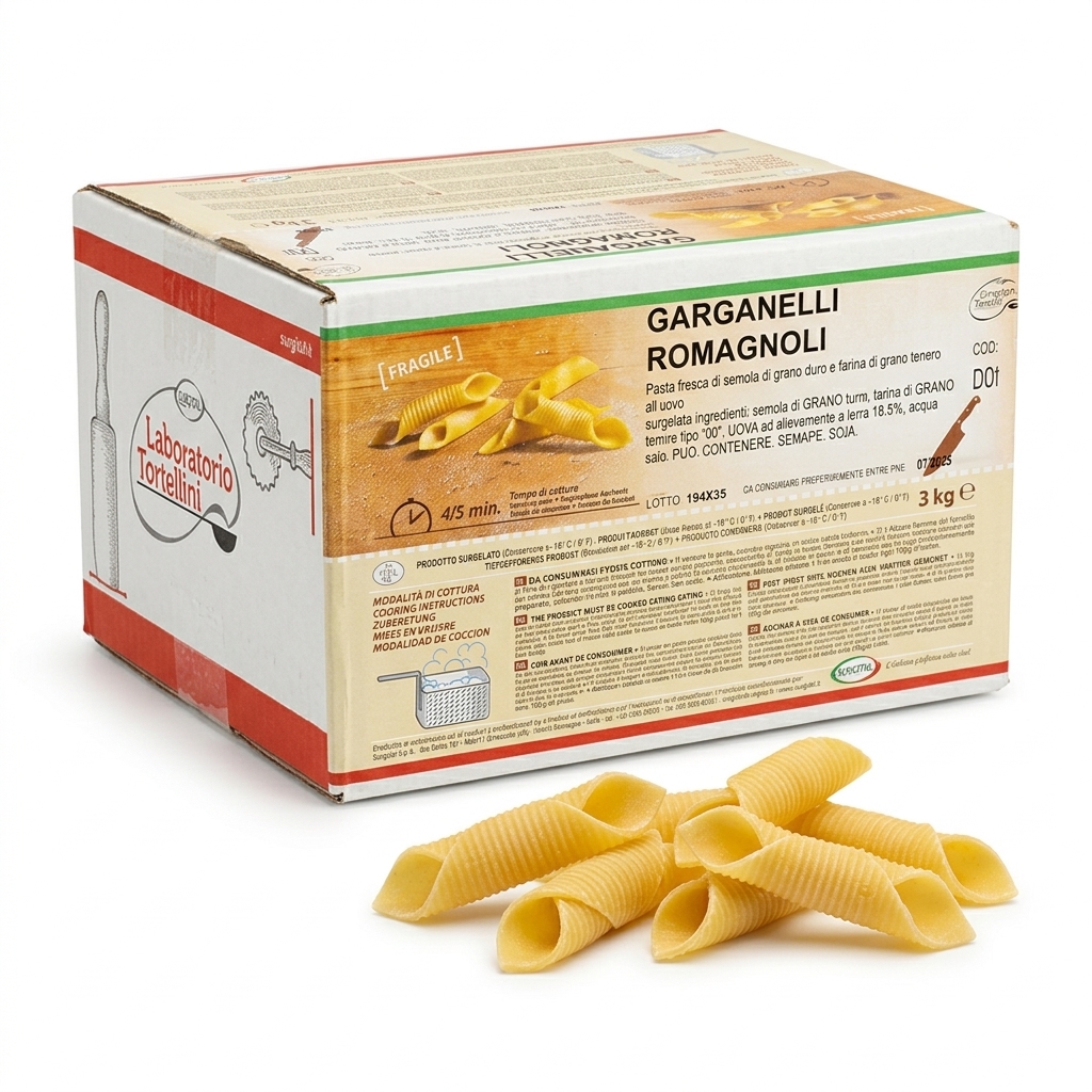 GARGANELLI 1X3KG A CRT L.T. POL