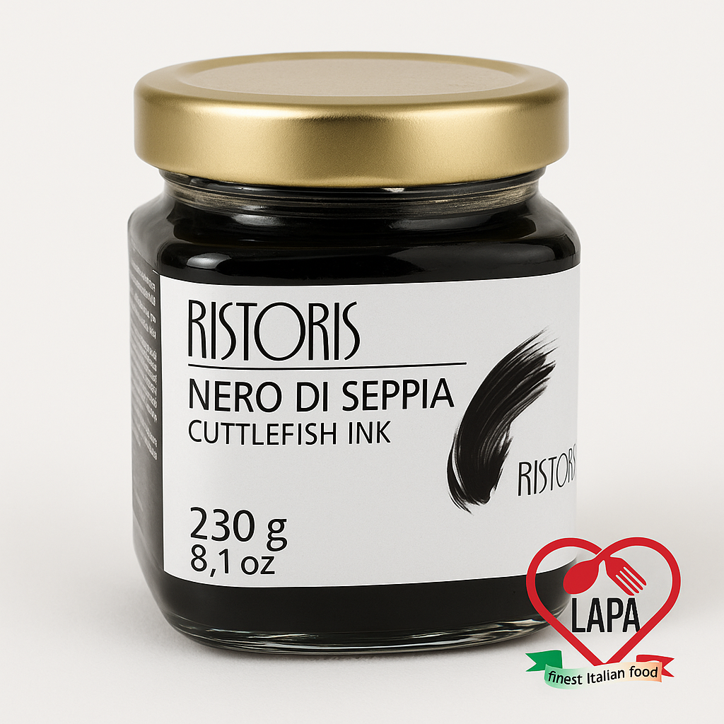 NERO DI SEPPIA VASO VETRO 230G 6PZ CRT RIS